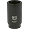 Dynamic 1/2" Drive Deep Socket, Black Phosphate, Tools 1/2" Drive 6 Point SAE, 1-1/4" Deep Length D014540 - alternate 1